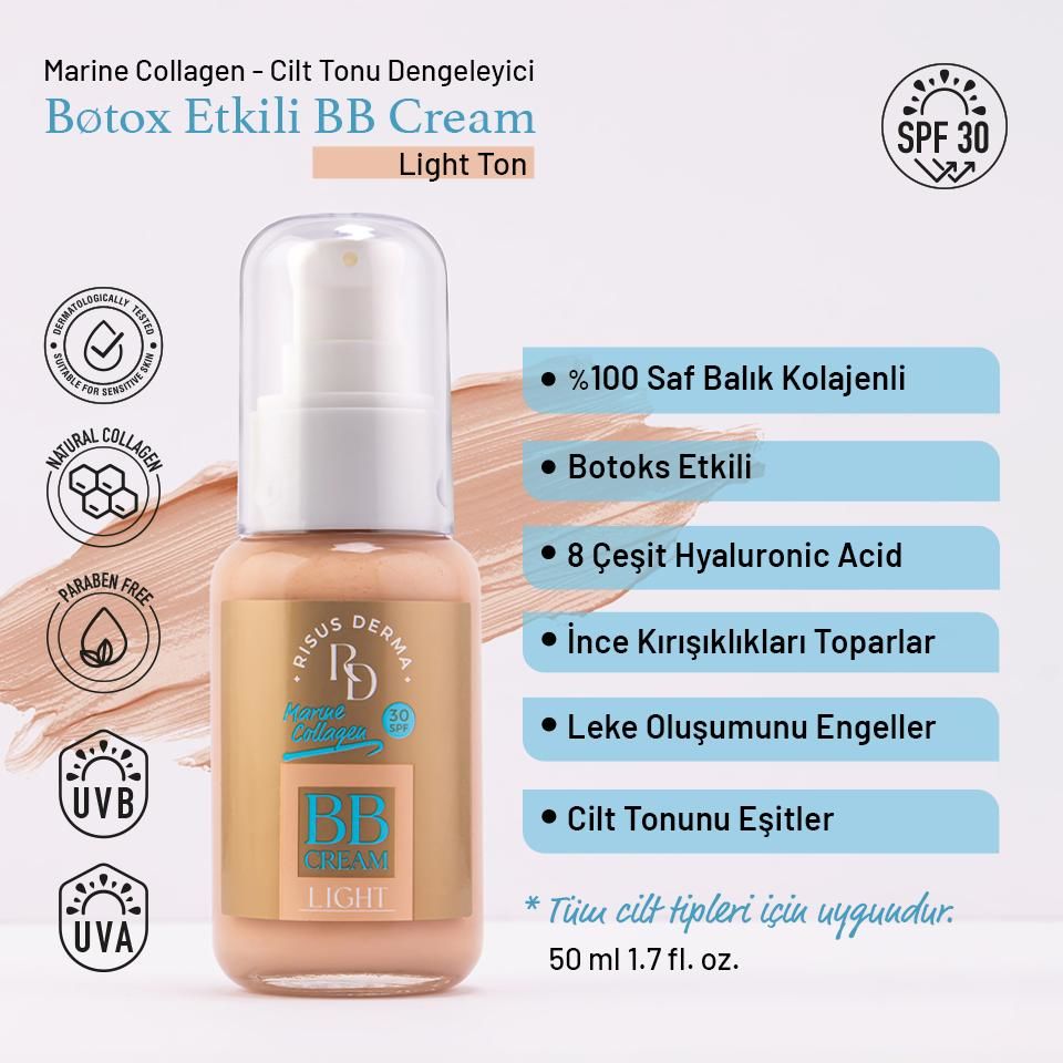 Kolajenli BB Krem Light