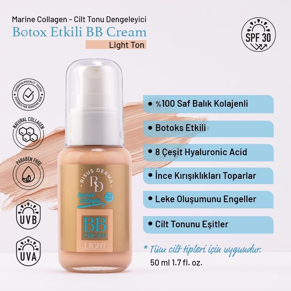 Kolajenli BB Krem Light